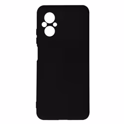 Coque de protection AVIZAR pour Xiaomi Poco M5 - Semi-rigide - Fine - Noir