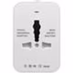 Adaptateur Prise de Voyage 4 en 1 AVIZAR - Blanc - Type A C G et I - Port USB intégré