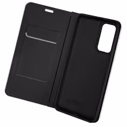 Étui pour Xiaomi 12 Lite - AVIZAR - Design Carbone Noir et Argent - Rabat Magnétique - Rangement Carte