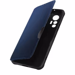 Étui pour Xiaomi 12 Lite - AVIZAR - Série Razor Book - Porte-carte - Coins renforcés - Bleu