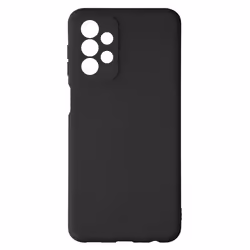 Coque pour Samsung Galaxy A23 5G Silicone Finition Mate Anti-traces noir