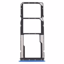 Tiroir Carte SIM de Remplacement pour Xiaomi Redmi 9A et 10A - Xiaomi - Bleu - Dual Nano SIM + Micro-SD