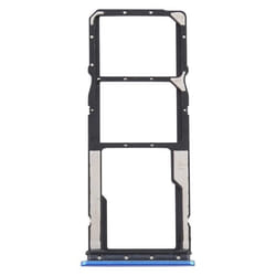 Tiroir Carte SIM de Remplacement pour Xiaomi Redmi 9A et 10A - Xiaomi - Bleu - Dual Nano SIM + Micro-SD