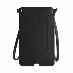 Etui chaussette Smartphone avec Rangement carte Simili cuir Noir