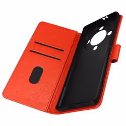 Housse pour Honor Magic 5 Lite 5G et Honor X9a Portefeuille Support Vidéo rouge