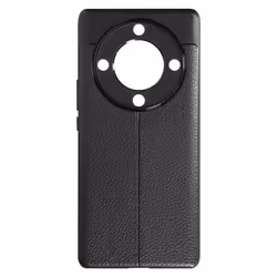 Coque - AVIZAR - Honor Magic 5 Lite 5G - Noir - Protection antichocs et anti-rayures - Effet cuir