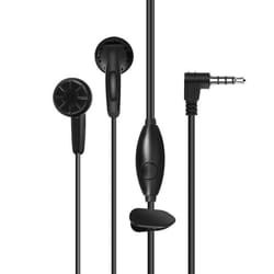 Écouteurs Filaires - DORO - Jack 3.5mm - Noir - Intra-auriculaire - Kit Mains Libres