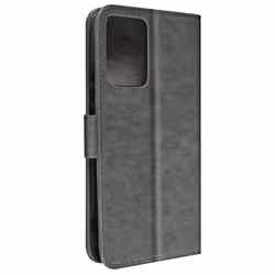 Étui pour Xiaomi Redmi Note 12 4G - AVIZAR - série Chesterfield - Gris - Rabat - Support vidéo