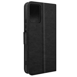 Étui pour Xiaomi Redmi Note 12 Pro Plus 5G - AVIZAR - Chesterfield - Noir - Porte-carte - Support vidéo