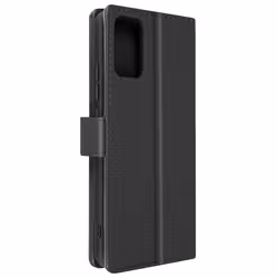 Housse pour TCL 403 - AVIZAR - Support vidéo - Portefeuille - Simili cuir Noir