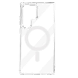 Coque MagSafe pour Samsung Galaxy S23 Ultra - AVIZAR - Silicone gel - Transparent - Coins renforcés