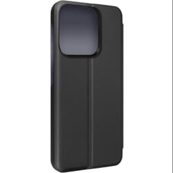 Étui Clear View pour Xiaomi Redmi 12C - AVIZAR - Noir - Rabat Miroir Support Vidéo