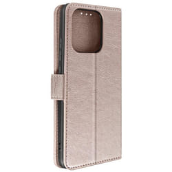 Étui pour Xiaomi Redmi 12C - AVIZAR - Chesterfield - Rose - Porte-carte - Support vidéo