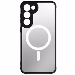 Coque MagSafe pour Samsung Galaxy S23 Plus - AVIZAR - Dos Rigide et Contour Souple Noir