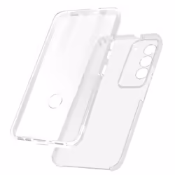 Coque 360° - AVIZAR - Samsung S23 Plus - Ultra-résistante - Design transparent - Installation facile