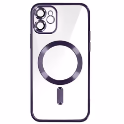Coque MagSafe - Apple - iPhone 11 - Silicone Violet - Design Stylé - Protection Caméra