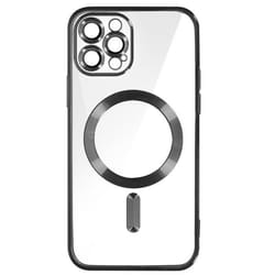 Coque - Apple - iPhone 12 Pro - Silicone - Noir - Compatible MagSafe