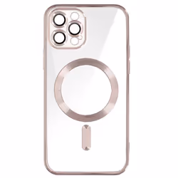 Coque - Apple - iPhone 12 Pro - Silicone - Rose Gold - Compatible MagSafe
