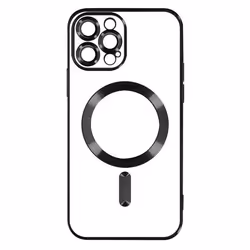 Coque MagSafe - Apple - iPhone 13 Pro - Silicone Noir - Protection Caméra - Rechargement Facile
