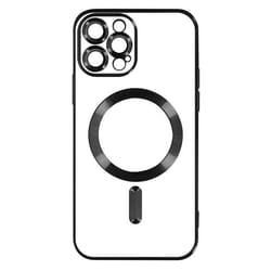 Coque MagSafe - Apple - iPhone 13 Pro - Silicone Noir - Protection Caméra - Rechargement Facile