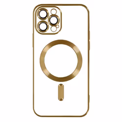 Coque MagSafe iPhone 13 Pro Silicone Or Coque Magsafe