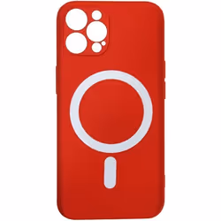 Coque MagSafe - Apple - iPhone 12 Pro Max - Rouge - Semi-rigide - Protection efficace