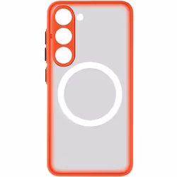 Coque MagSafe - Samsung - S23 Plus - Rouge - Antichocs - Anneau magnétique intégré