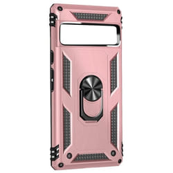 Coque - Google - Pixel 7a - Antichoc - Rose Gold - Bague de maintien support vidéo