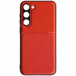 Coque - Samsung - Galaxy S23 - Anti-trace - Rouge - Bi-matière