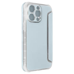 Etui Folio - Apple - iPhone 14 Pro Max - Bleu pâle - Rangement carte - Fermeture magnétique