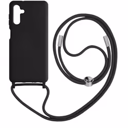 Coque Cordon - Samsung - Galaxy A14 5G/4G - Noir - Cordon nylon ajustable - Semi-rigide