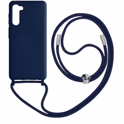 Coque Cordon - Samsung - Galaxy S23 - Bleu Nuit - Semi-rigide - Cordon ajustable 80cm