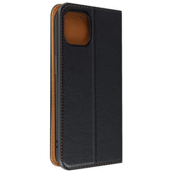 Étui Cuir - Marque Inconnue - iPhone 14 - Noir - Protection Magnétique - Support Vidéo