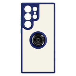 Coque - Samsung - Galaxy S23 Ultra - Polycarbonate + Silicone - Support Vidéo - Bleu