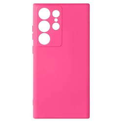 Coque - Fast Cover - Samsung Galaxy S23 Ultra - Silicone Fuchsia - Protection chocs - Douce finition