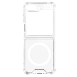 Coque MagSafe - AVIZAR - Samsung Galaxy Z Flip 5 - Compatible charge MagSafe - Transparent - Rigide