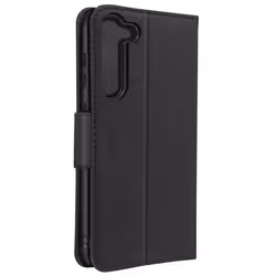Étui Folio - Fancy - Samsung Galaxy S23 Plus - Simili cuir - Noir - Protection intégrale