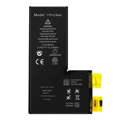 Batterie Sans BMS pour iPhone 11 Pro Max - AVIZAR - Capacité 3969mAh - Noir - Lithium Ion