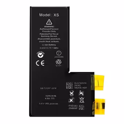 Batterie interne de remplacement AVIZAR pour iPhone XS - Capacité 2658mAh - Lithium Ion - Noir