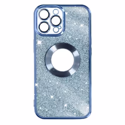 Coque iPhone 13 Pro Max - Protecam Spark - Pailleté - Silicone gel - Chromé - Amovible