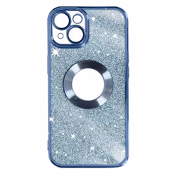 Coque iPhone 14 - Protecam - Spark - Pailleté - Silicone gel - Chromé