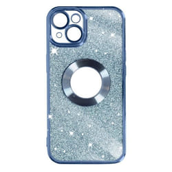 Coque iPhone 14 - Protecam - Spark - Pailleté - Silicone gel - Chromé