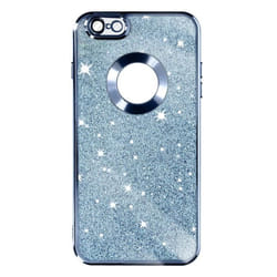 Coque - Protecam - Spark - Paillette - Bleu - Souple - Compatible iPhone 6 Plus/6S Plus
