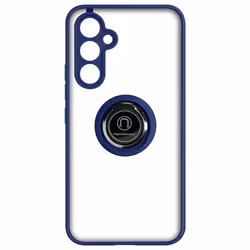 Coque - Samsung - Galaxy A54 5G - Bleu - Polycarbonate + Silicone - Support Vidéo