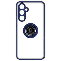Coque - Samsung - Galaxy A54 5G - Bleu - Polycarbonate + Silicone - Support Vidéo