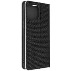 Étui iPhone 14 Pro Max - Carbone Noir - Protection intégrale - Rangement carte - Fonction support vidéo