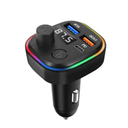 Avizar Transmetteur FM Bluetooth C2 Noir