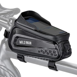 Sacoche de Vélo - Wildman - E10 - Étanche - 1L - Fixation Guidon/Cadre