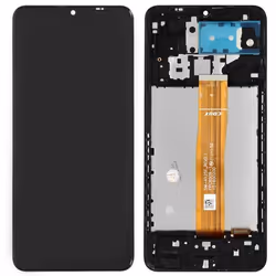 Écran LCD - AVIZAR - Samsung Galaxy A12 - Vitre Tactile - Châssis Pré-monté - Remplacement