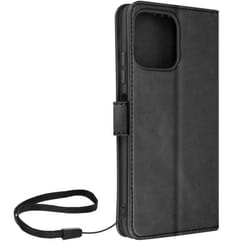 Étui Folio - Ulefone - Note 16 Pro - Similicuir - Noir - Support intégré
